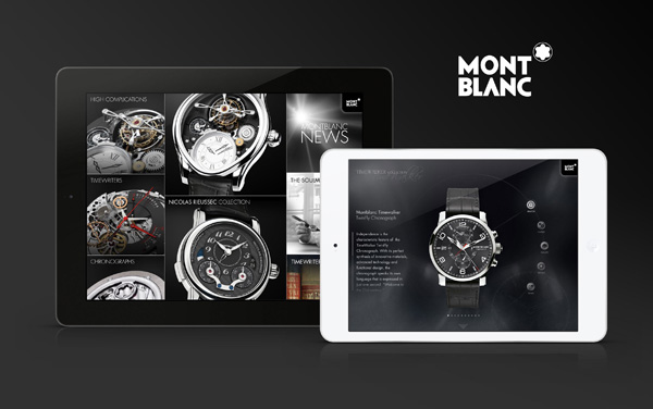 Montblanc 萬寶龍腕表系列iPad App正式上線