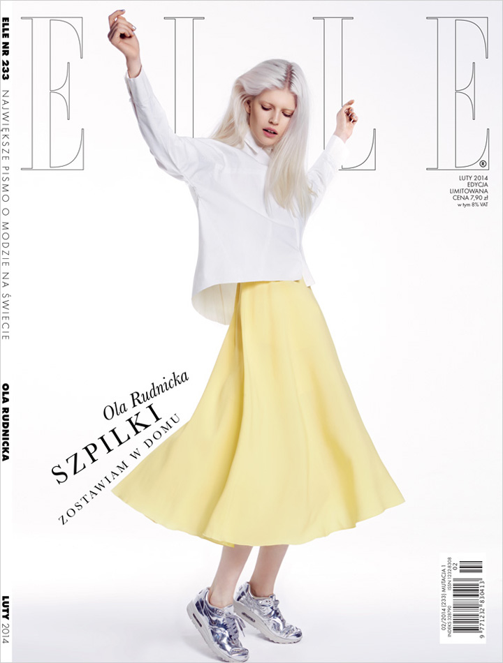 Ola Rudnicka《Elle》波蘭版2014年2月號(hào)