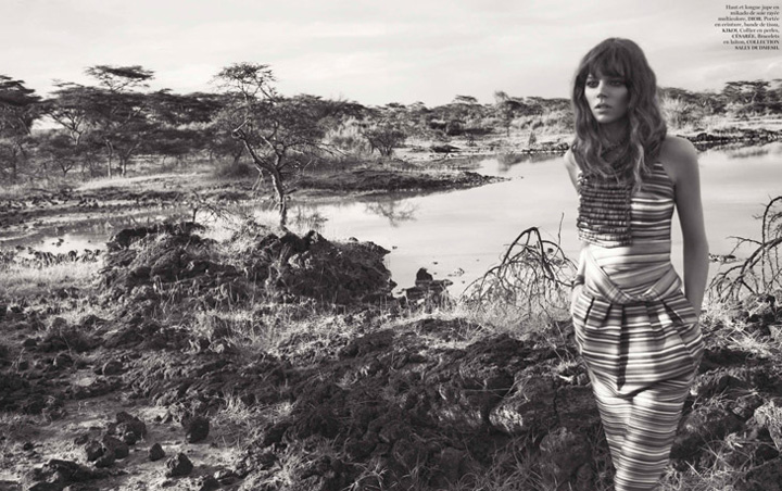 Freja Beha Erichsen《Vogue》法國版2014年4月號