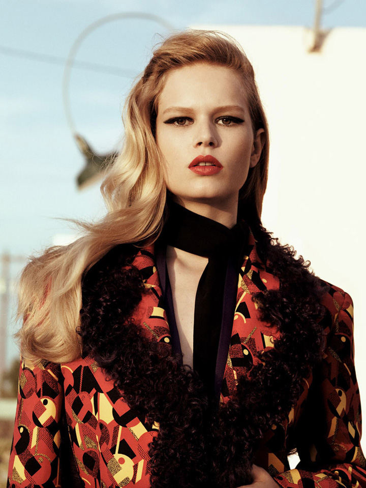 Anna Ewers《Vogue》中國版2014年10月號