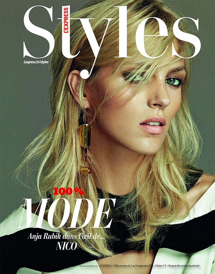 Anja Rubik《L’express Styles》2014年9月號