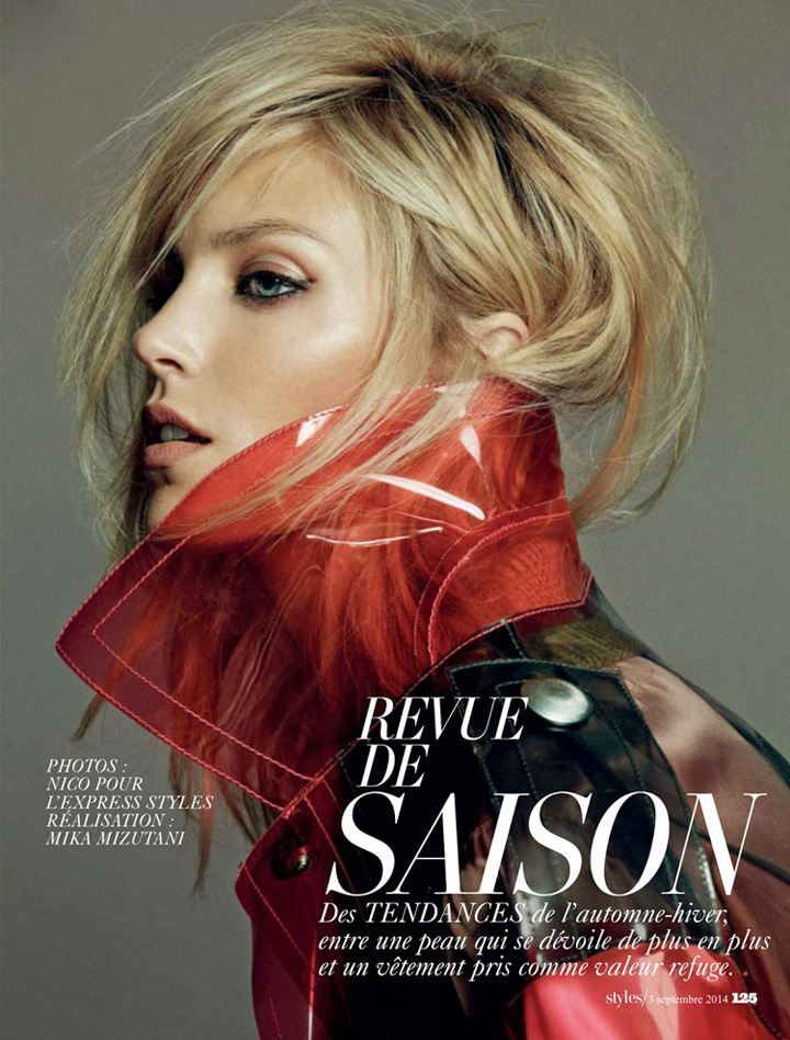 Anja Rubik《L’express Styles》2014年9月號