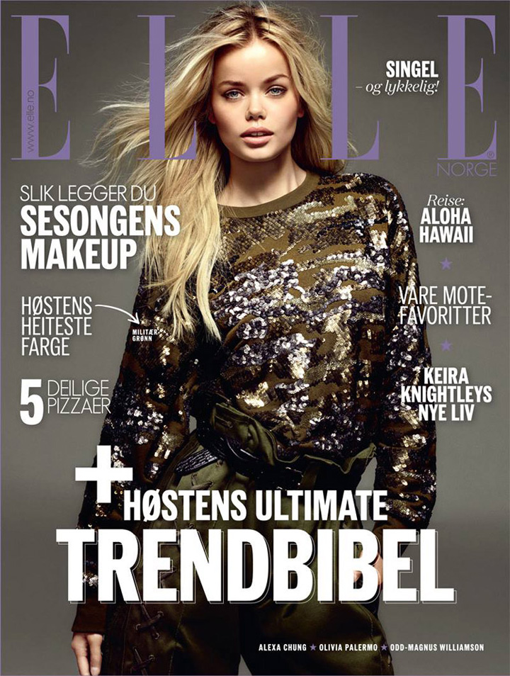 Frida Aasen《Elle》挪威版2014年9月號