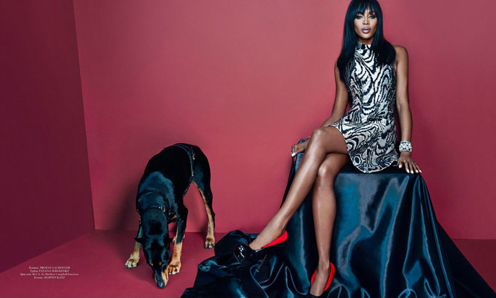 Naomi Campbell《L’Officiel》烏克蘭版2015年1月號