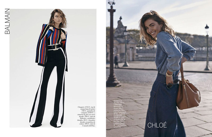 Andreea Diaconu《Vogue》西班牙版2015年2月號(hào)