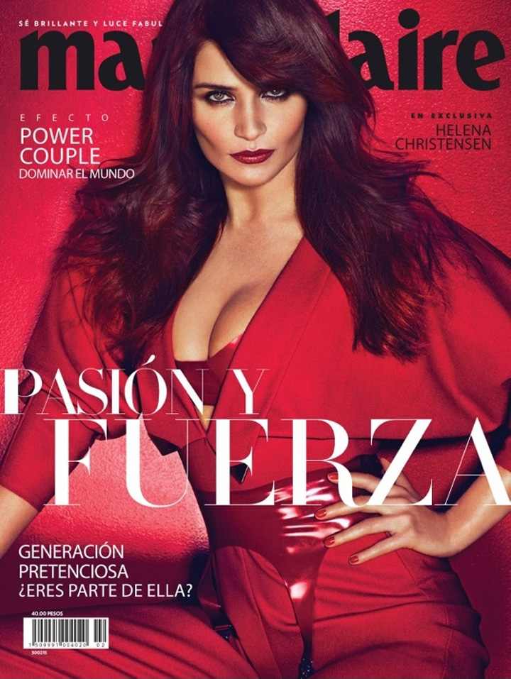 Helena Christensen《Marie Claire》墨西哥版2015年2月號(hào)