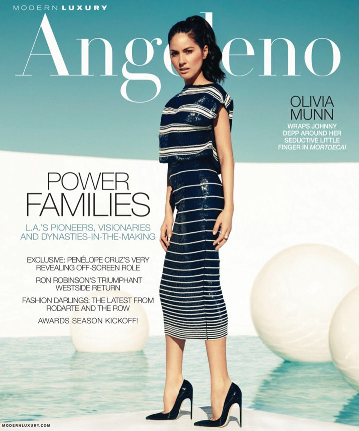 Olivia Munn《Angeleno》雜志2015年2月號(hào)