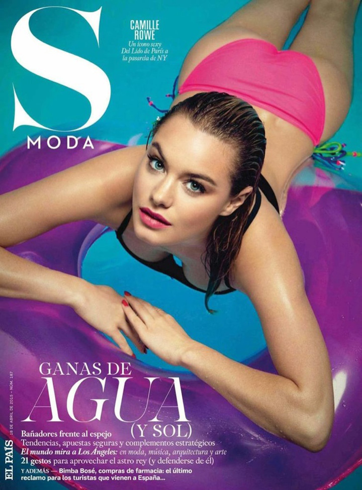 Camille Rowe《S Moda》雜志2015年4月號