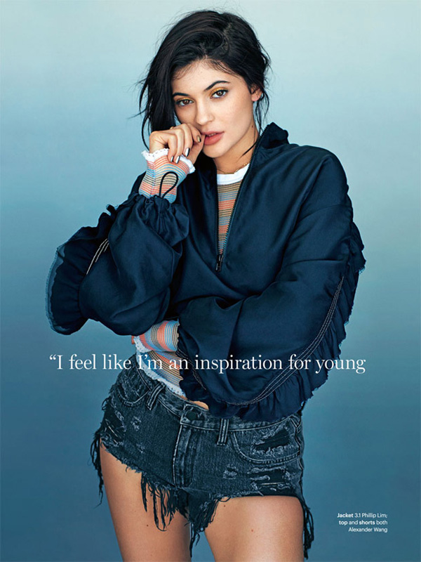 Kylie Jenner《Glamour》英國(guó)版2016年6月號(hào)