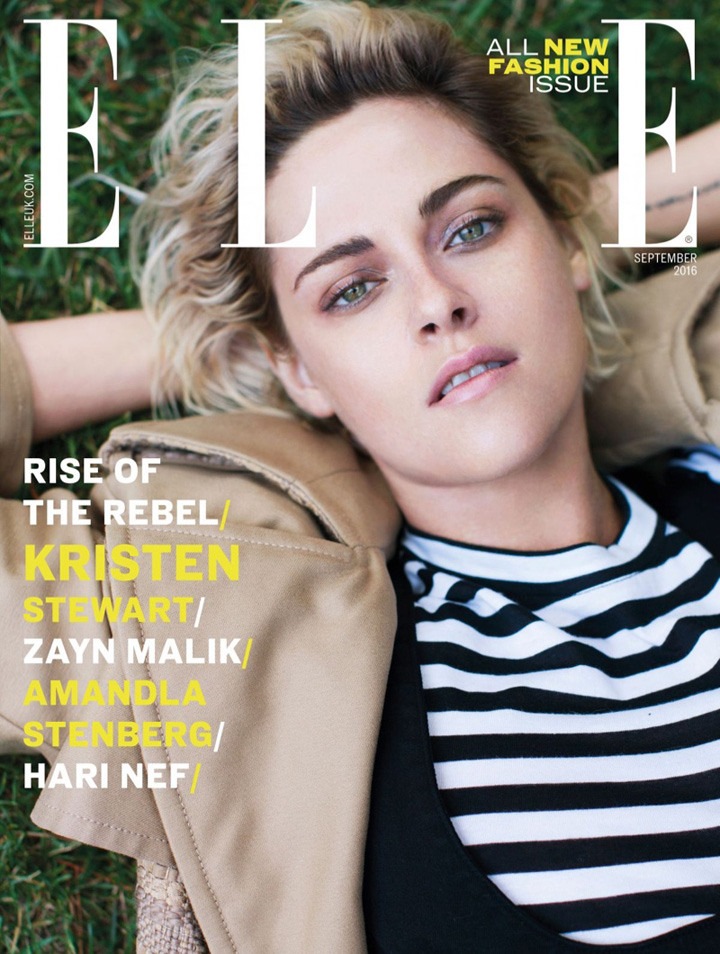 Kristen Stewart《Elle》英國版2016年9月號