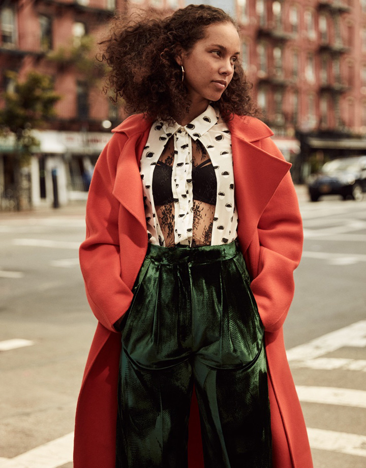 Alicia Keys《Grazia》法國版2016年8月號