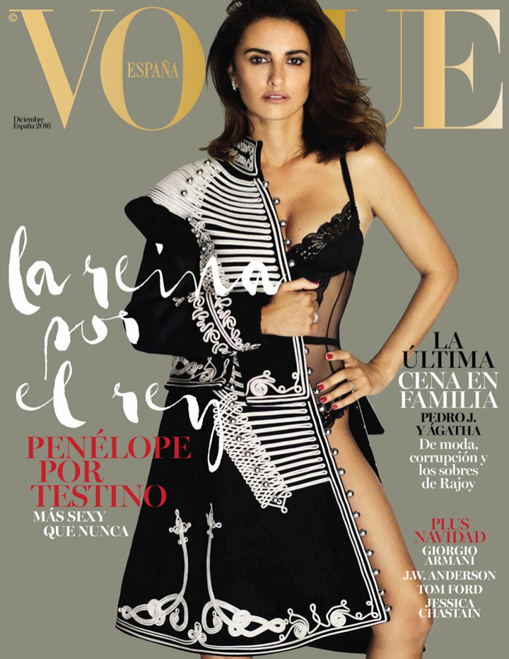 Penelope Cruz《Vogue》西班牙版2016年12月號