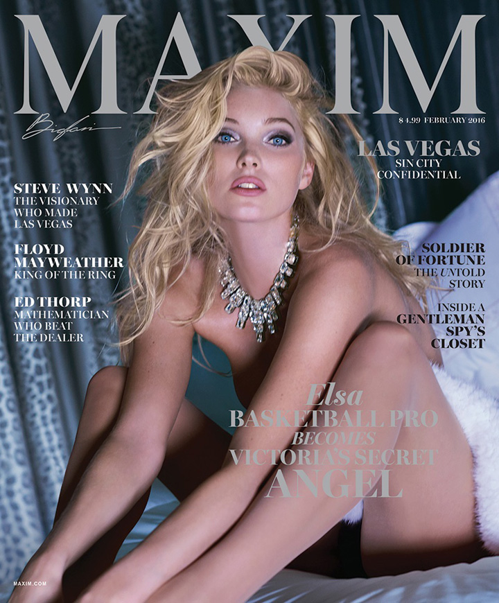 Elsa Hosk《Maxim》雜志2016年2月號(hào)