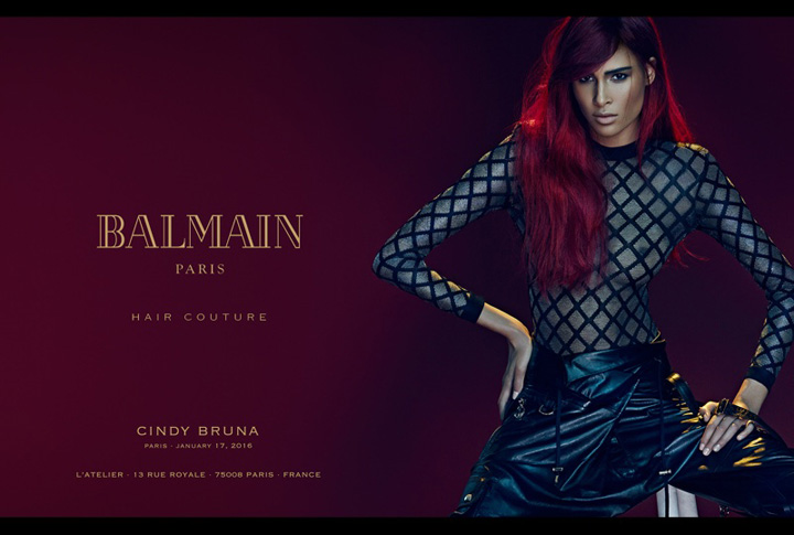 Balmain Hair Couture 2016春夏廣告大片