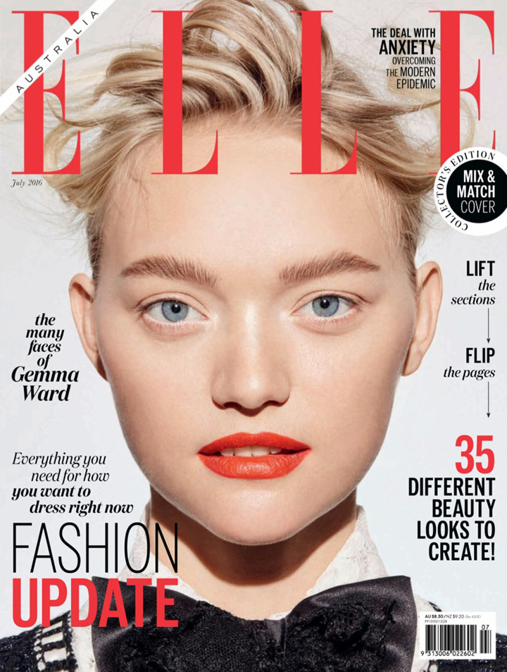 Gemma Ward《Elle》澳大利亞版2016年7月號