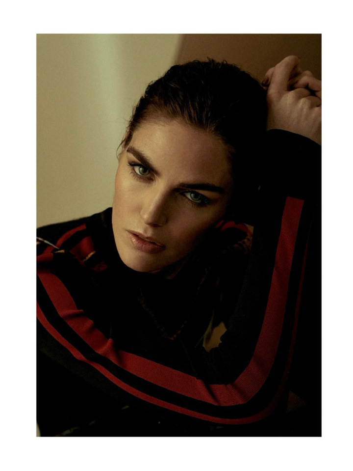 Hilary Rhoda《L'Officiel》法國版2016年8月號