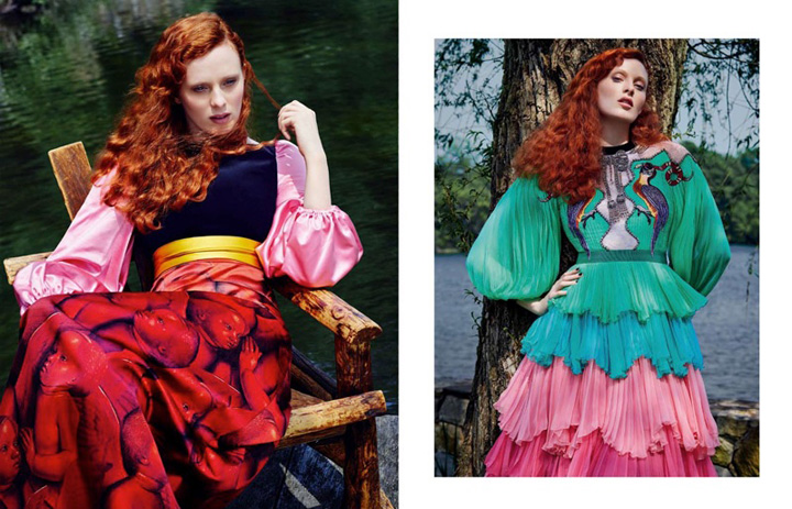 Karen Elson《Harper's Bazaar》俄羅斯版2016年8月號