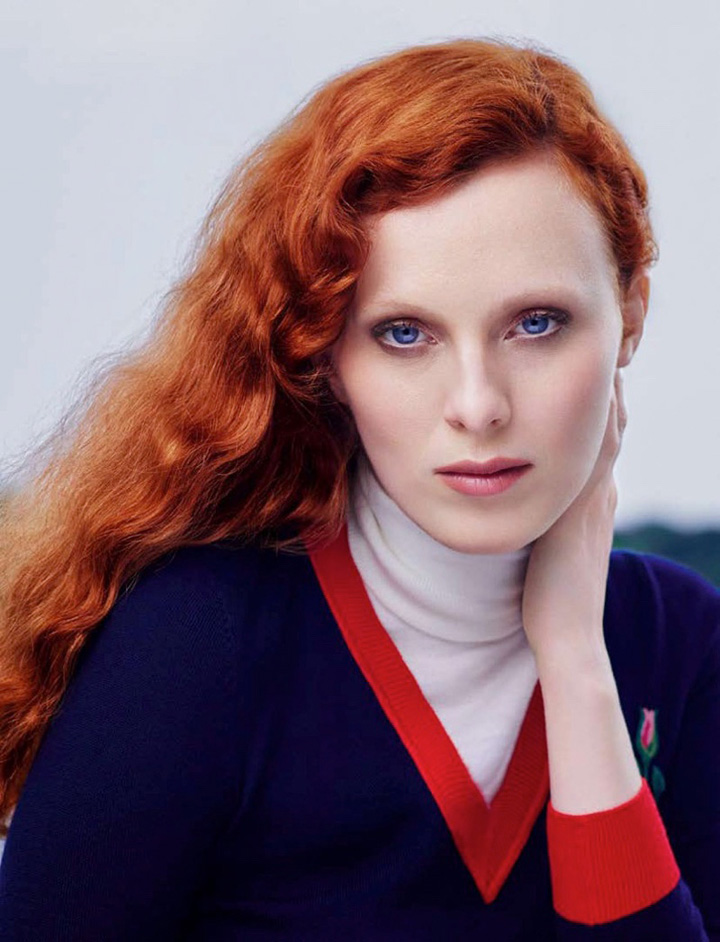 Karen Elson《Harper's Bazaar》俄羅斯版2016年8月號(hào)