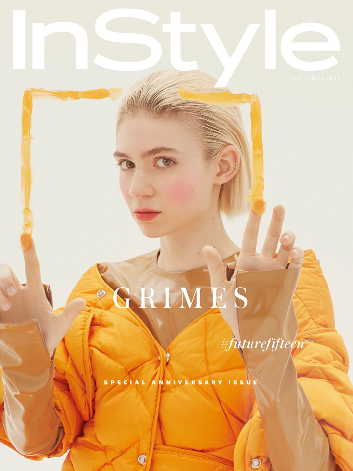 Grimes《InStyle》英國(guó)版2016年10月號(hào)