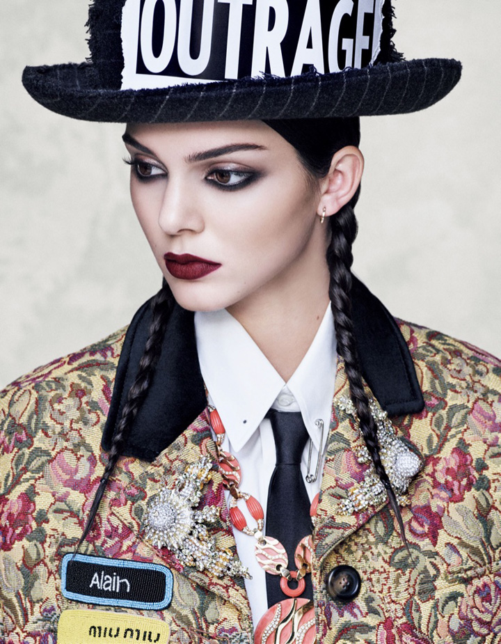 Kendall Jenner《Vogue》日本版2016年10月號(hào)