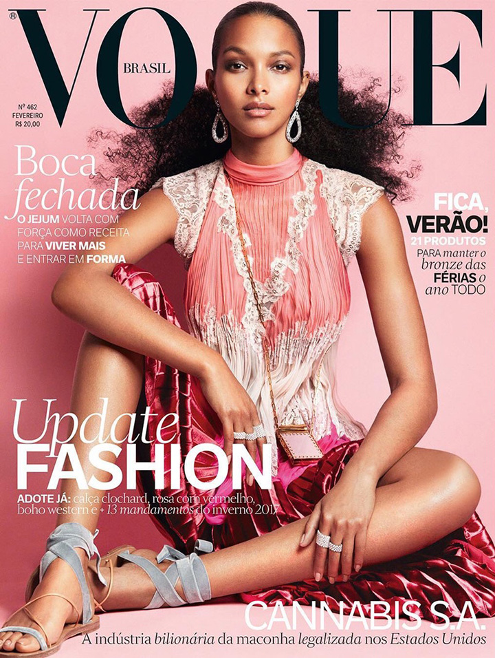 Lais Ribeiro《Vogue》巴西版2017年2月號(hào)