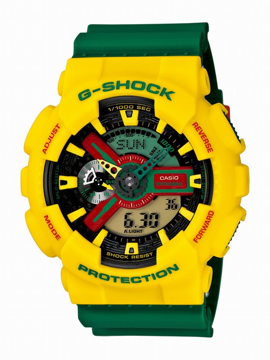 G-SHOCK推出全新系列表款Rastafarian Pack，極具牙買加民族風(fēng)格特色