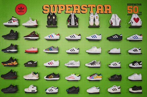 阿迪達(dá)斯攜手天貓超級(jí)品牌日，見證經(jīng)典鞋款 Superstar 50 周年創(chuàng)變