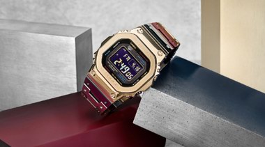 金屬進(jìn)階 大膽玩色 G-SHOCK全新配色GMW-B5000TR耀世登場