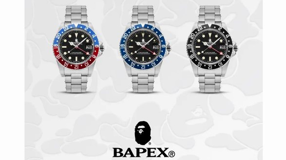 多面風格，自在閃耀 全新CLASSIC TYPE 2 BAPEX 腕表系列