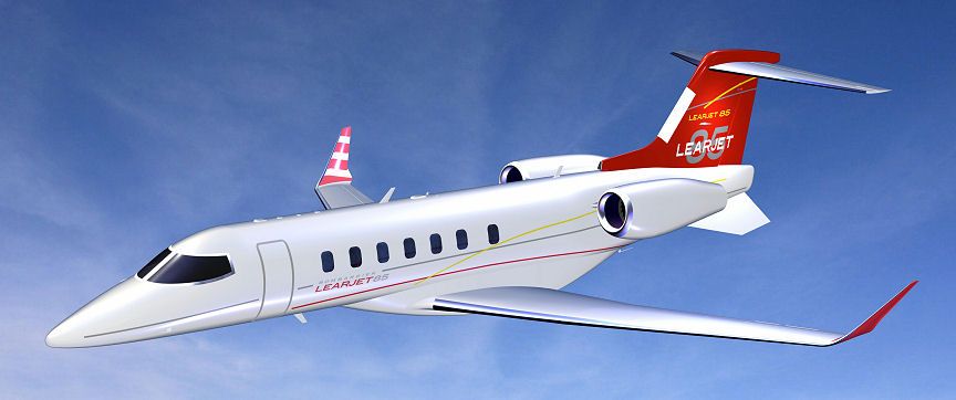 龐巴迪全新商務噴氣機里爾85(Bombardier Learjet 85)