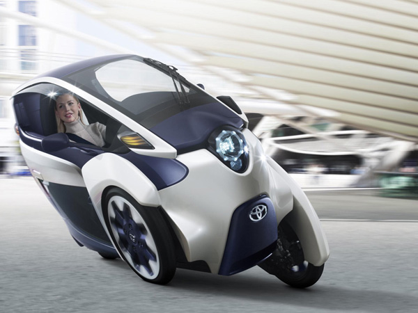 Toyota（豐田）推出「i-Road」三輪電動(dòng)概念車(chē)